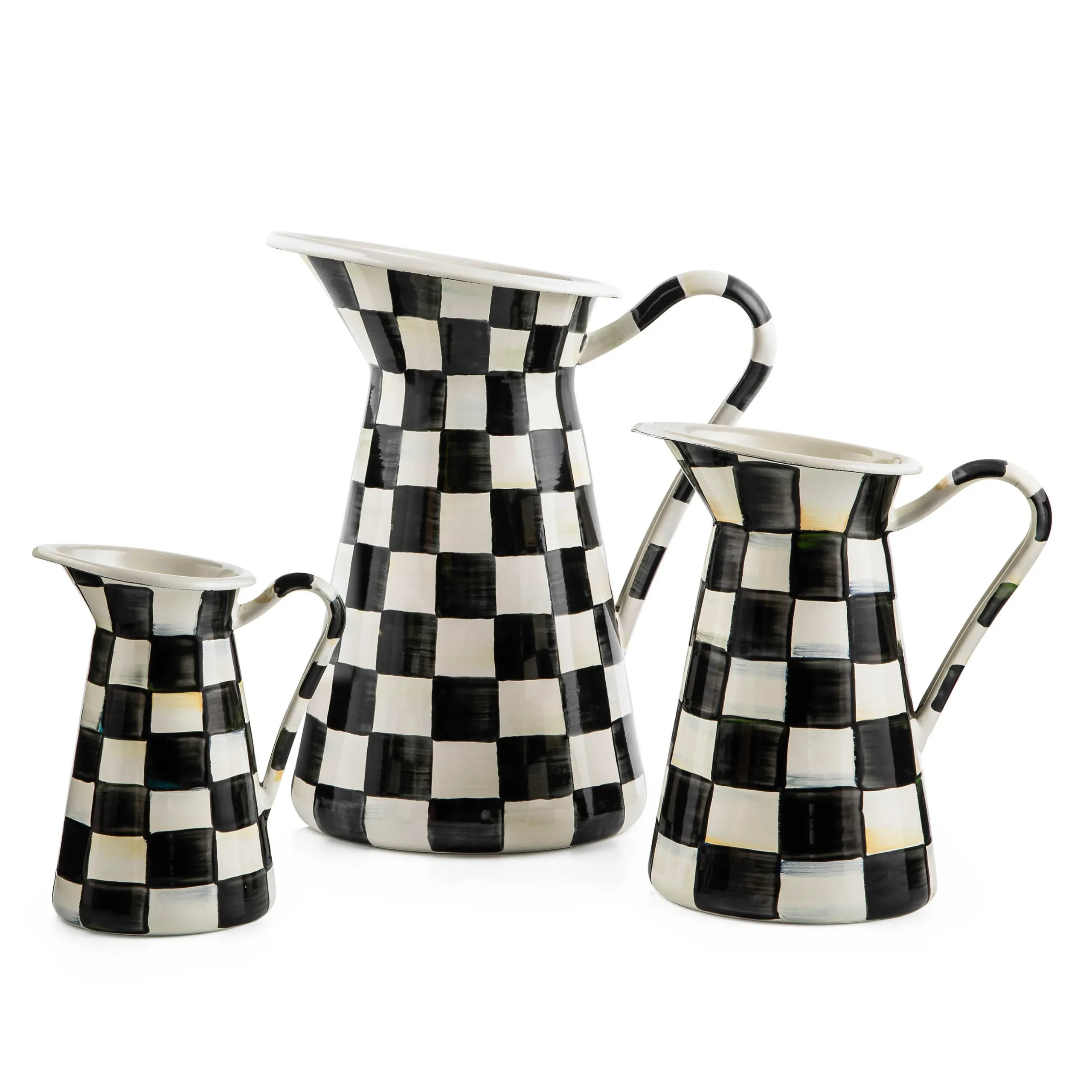 Bar Entertaining|Serveware|MacKenzie-Childs Courtly Check Large Practical Pitcher