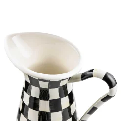 Bar Entertaining|Serveware|MacKenzie-Childs Courtly Check Large Practical Pitcher