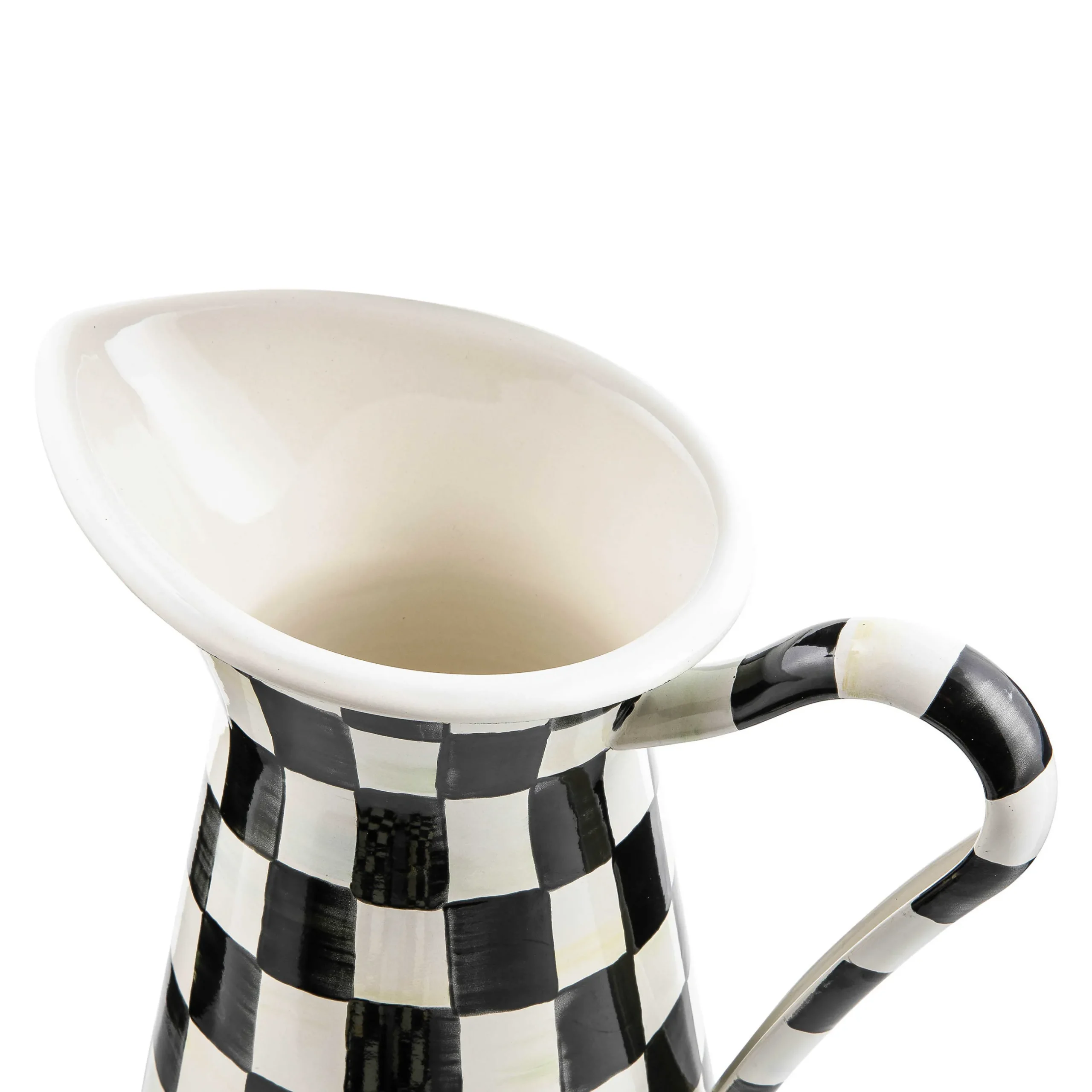 Bar Entertaining|Serveware|MacKenzie-Childs Courtly Check Large Practical Pitcher