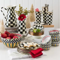 Bar Entertaining|Serveware|MacKenzie-Childs Courtly Check Large Practical Pitcher