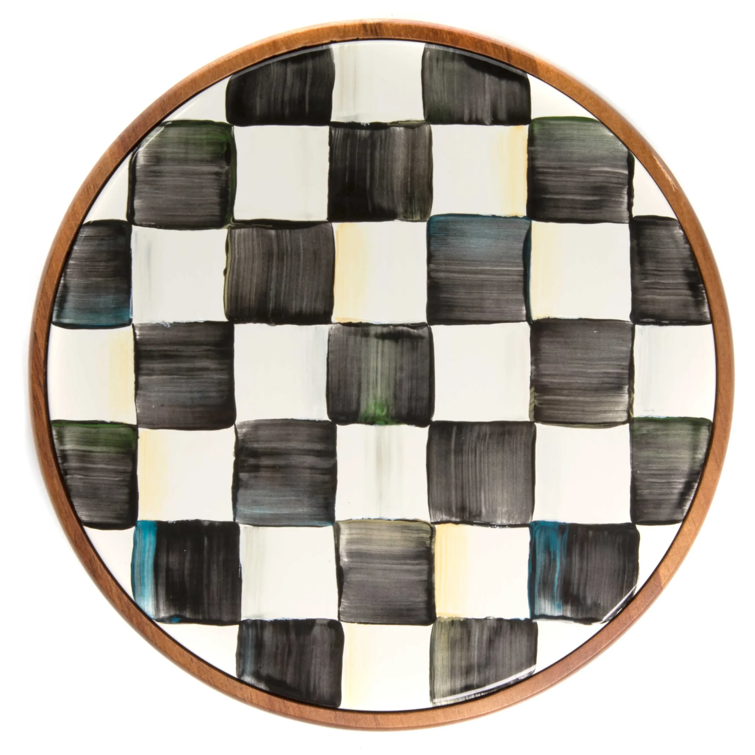 Kitchen Utensils & Tools|MacKenzie-Childs Courtly Check Large Trivet