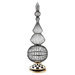 Spring|Outdoor|MacKenzie-Childs Courtly Check Large Wire Topiary