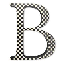 Room Accents|MacKenzie-Childs Courtly Check Letter - B