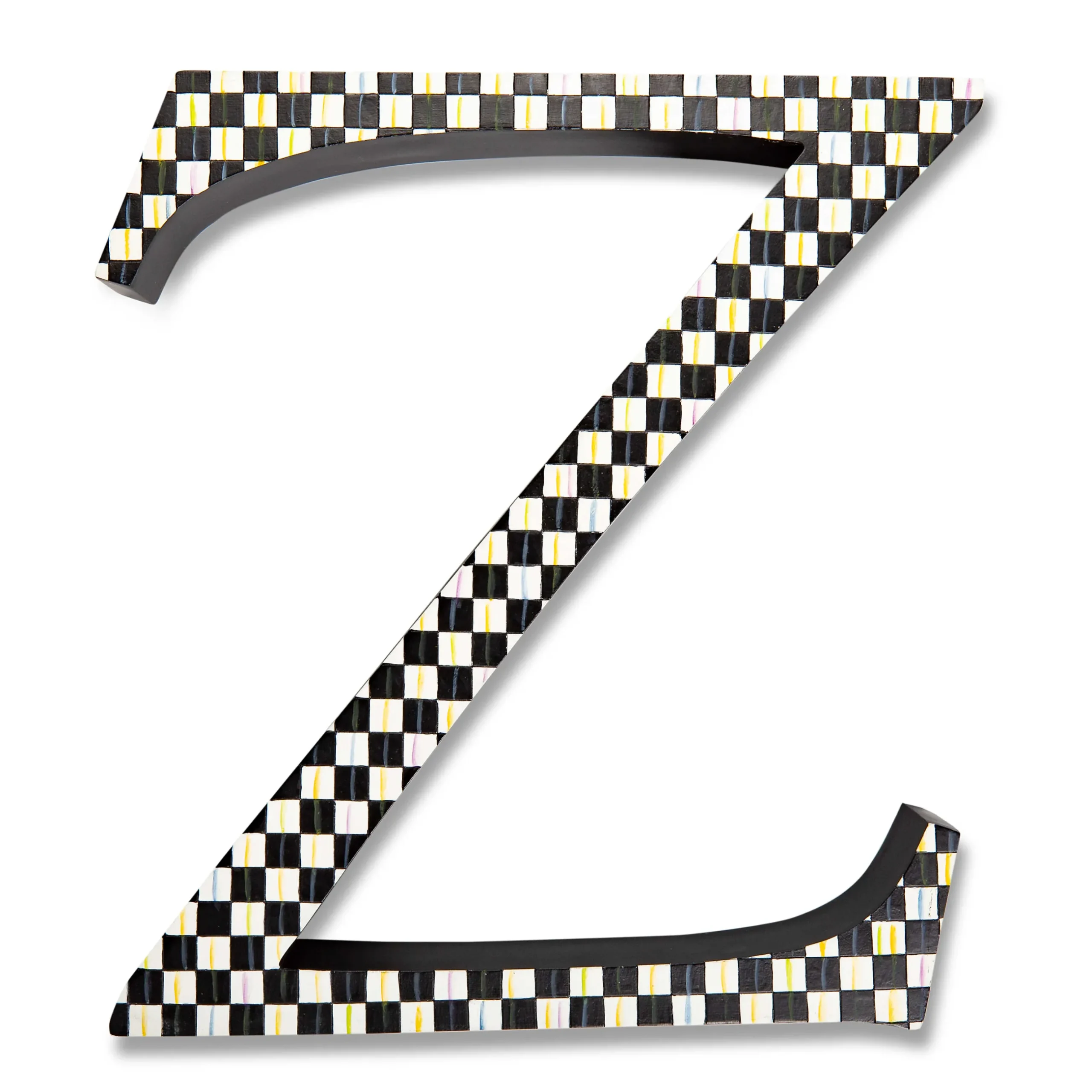 Room Accents|MacKenzie-Childs Courtly Check Letter - Z