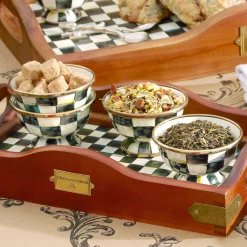 The Coffee Shop|Serveware|MacKenzie-Childs Courtly Check Little Sugar Bowl