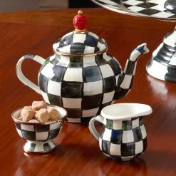 The Coffee Shop|Serveware|MacKenzie-Childs Courtly Check Little Sugar Bowl