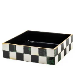 Table Accessories|Serveware|MacKenzie-Childs Courtly Check Luncheon Napkin Holder