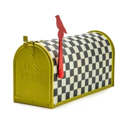 The Fall Shop|Outdoor|MacKenzie-Childs Courtly Check Mailbox