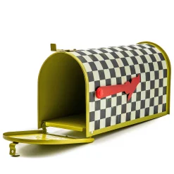 The Fall Shop|Outdoor|MacKenzie-Childs Courtly Check Mailbox