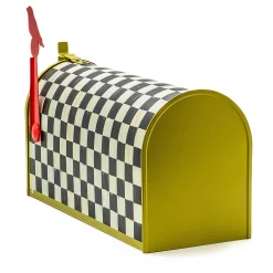 The Fall Shop|Outdoor|MacKenzie-Childs Courtly Check Mailbox
