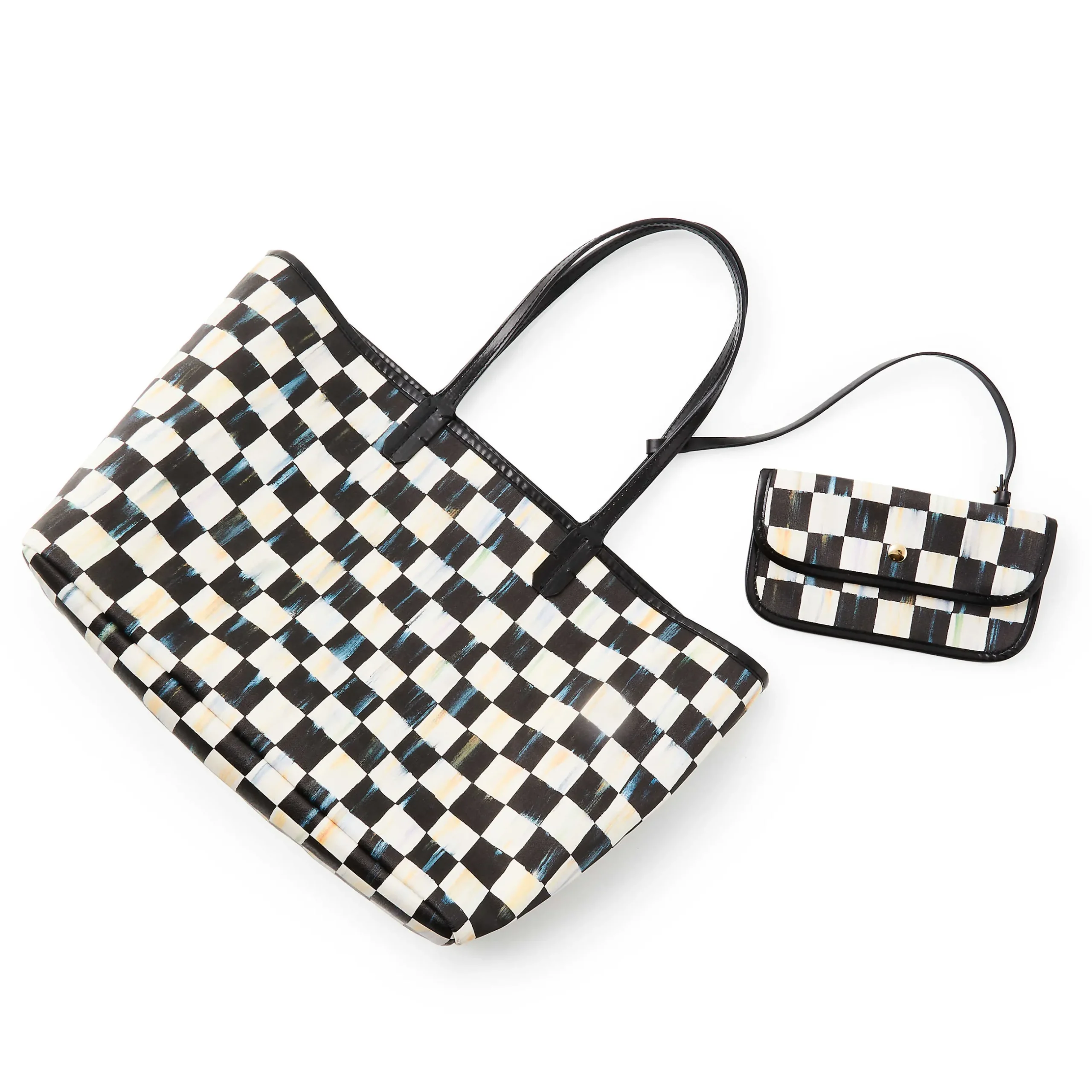 Accessories|MacKenzie-Childs Courtly Check Marche Medium Tote