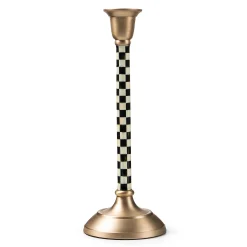 Candles & Fragrances|Room Accents|MacKenzie-Childs Courtly Check Medium Candlestick