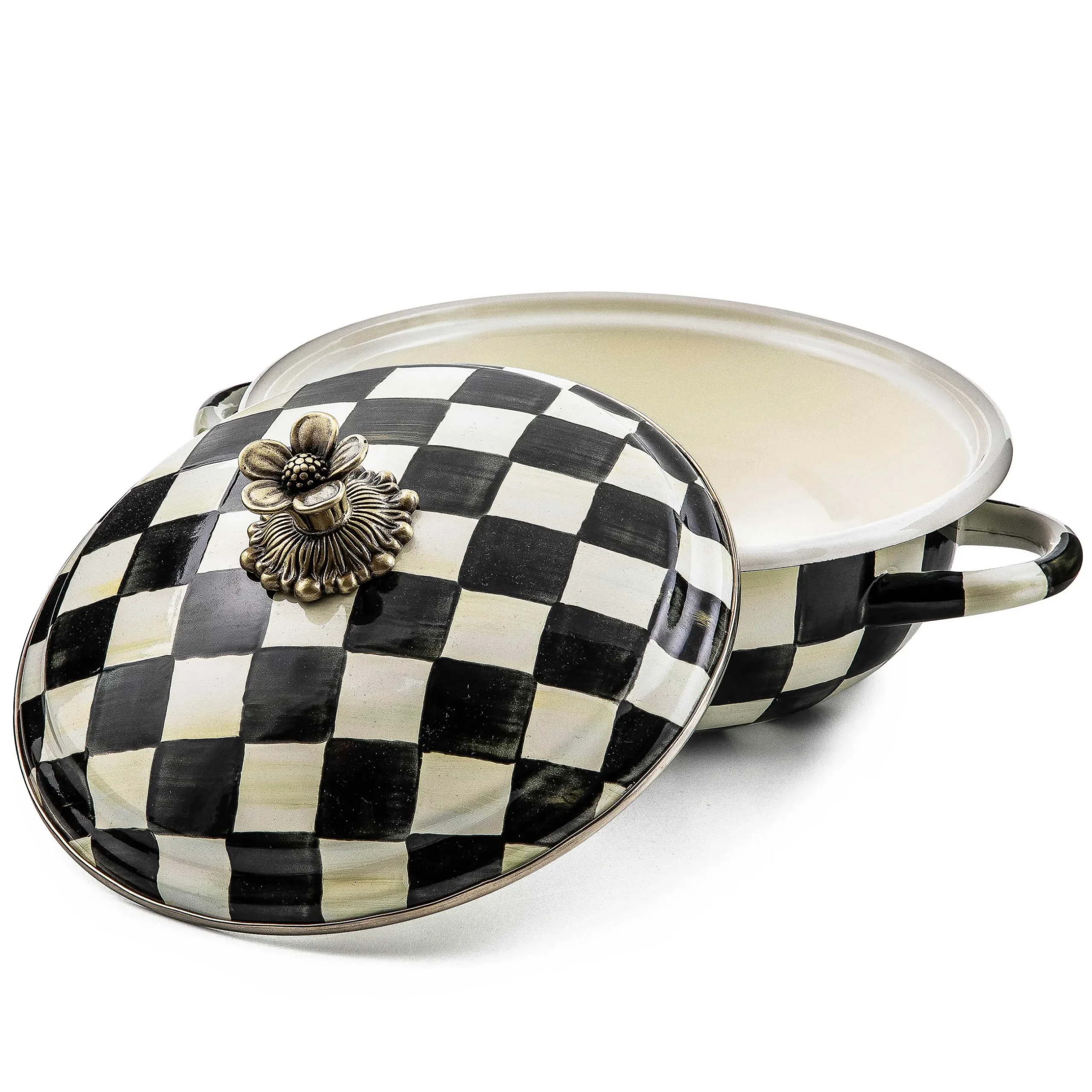 Cookware & Bakeware|MacKenzie-Childs Courtly Check Medium Casserbole