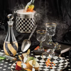 Bar Entertaining|Serveware|MacKenzie-Childs Courtly Check Medium Oval Platter