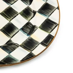 Bar Entertaining|Serveware|MacKenzie-Childs Courtly Check Medium Oval Platter