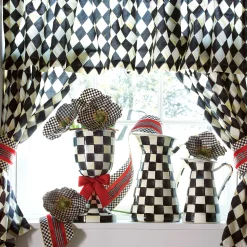 Bar Entertaining|Serveware|MacKenzie-Childs Courtly Check Medium Practical Pitcher