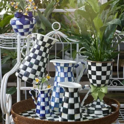 Bar Entertaining|Serveware|MacKenzie-Childs Courtly Check Medium Practical Pitcher