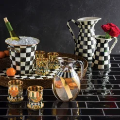 Bar Entertaining|Serveware|MacKenzie-Childs Courtly Check Medium Practical Pitcher