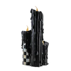 The Halloween Shop|Candles & Fragrances|MacKenzie-Childs Courtly Check Melting Candle Cluster