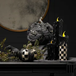 The Halloween Shop|Candles & Fragrances|MacKenzie-Childs Courtly Check Melting Candle Cluster