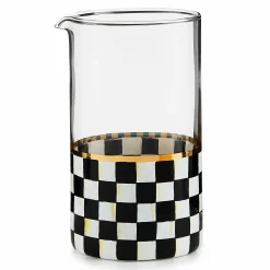 Fall Entertaining|Bar Entertaining|MacKenzie-Childs Courtly Check Mixing Glass