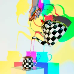 The Coffee Shop|Fall Entertaining|MacKenzie-Childs Courtly Check Mug