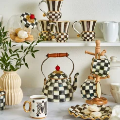 The Coffee Shop|Fall Entertaining|MacKenzie-Childs Courtly Check Mug