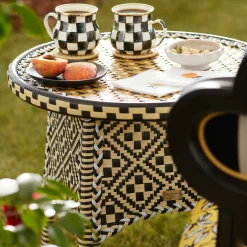 The Coffee Shop|Fall Entertaining|MacKenzie-Childs Courtly Check Mug