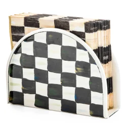 Serveware|MacKenzie-Childs Courtly Check Napkin Holder