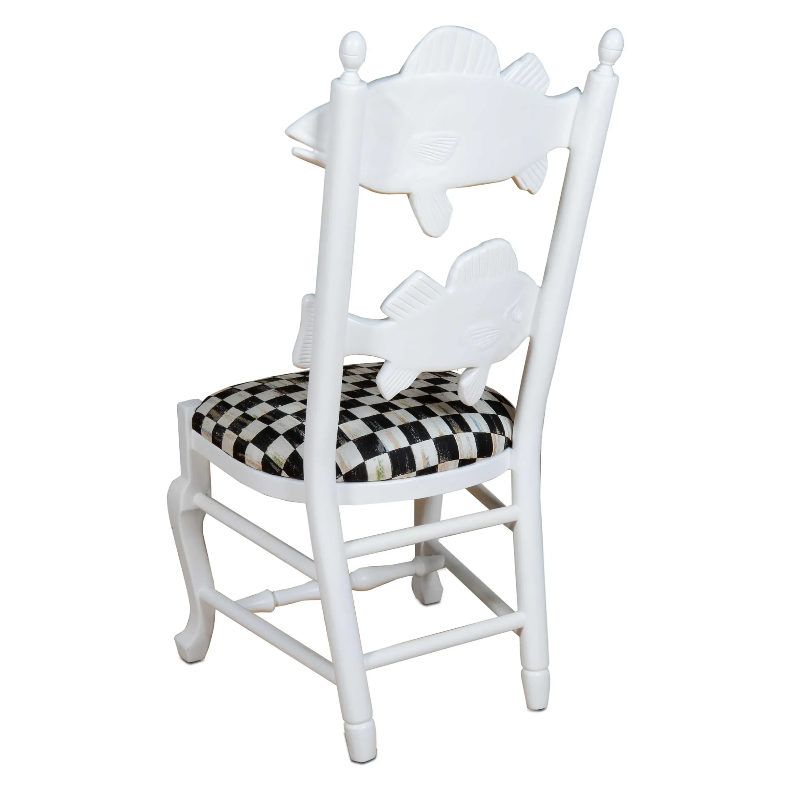 Outdoor|Spring|MacKenzie-Childs Courtly Check Outdoor Fish Chair