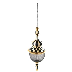 Spring|Outdoor|MacKenzie-Childs Courtly Check Pendant Bird Feeder