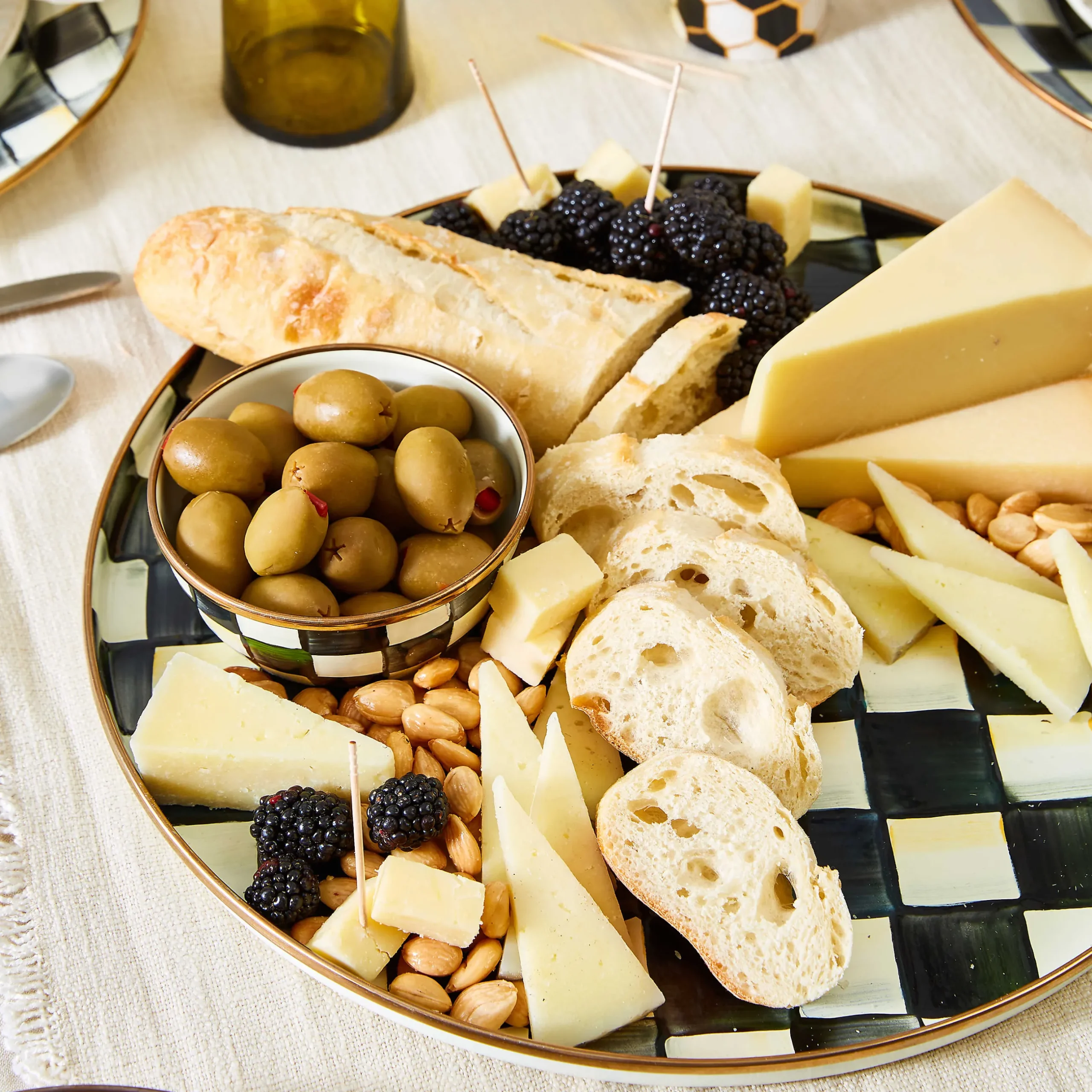 Bar Entertaining|Serveware|MacKenzie-Childs Courtly Check Pinch Bowl