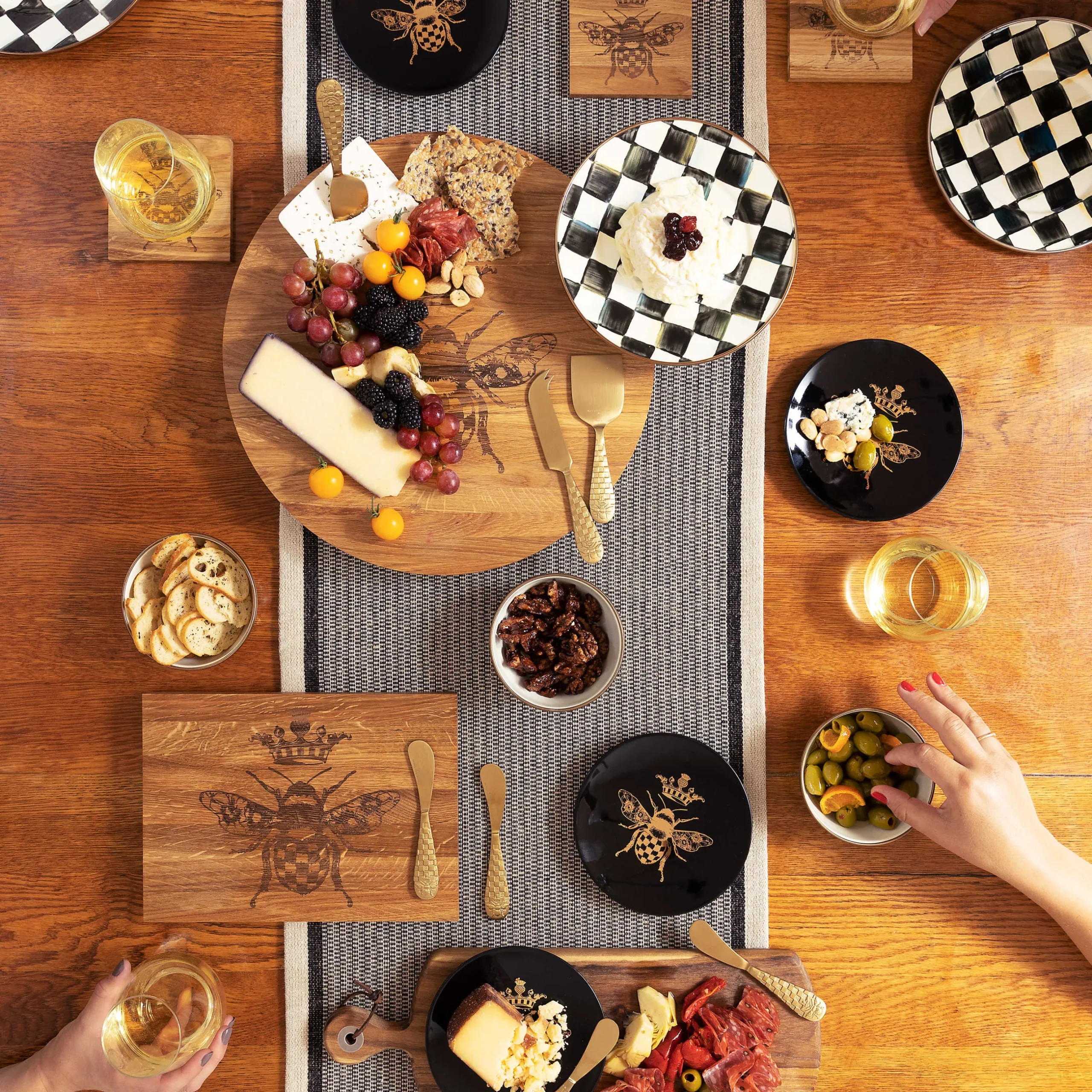 Bar Entertaining|Serveware|MacKenzie-Childs Courtly Check Pinch Bowl