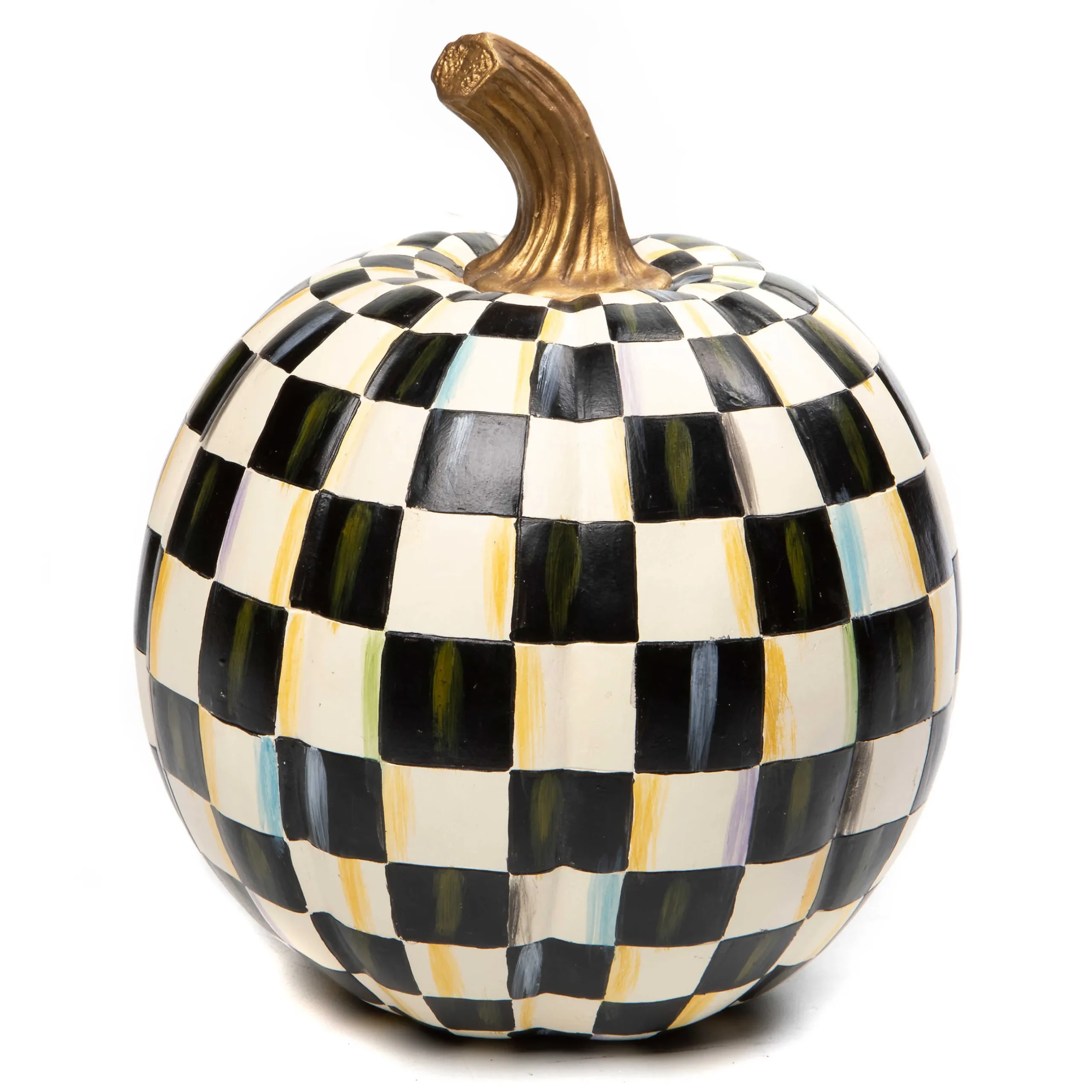 Pumpkins|The Halloween Shop|MacKenzie-Childs Courtly Check Pumpkin - Small