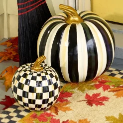Pumpkins|The Halloween Shop|MacKenzie-Childs Courtly Check Pumpkin - Small