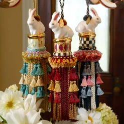 Easter|Spring|MacKenzie-Childs Courtly Check Rabbit Tassel