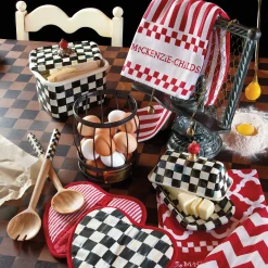 Kitchen Storage & Organization|MacKenzie-Childs Courtly Check Recipe Box