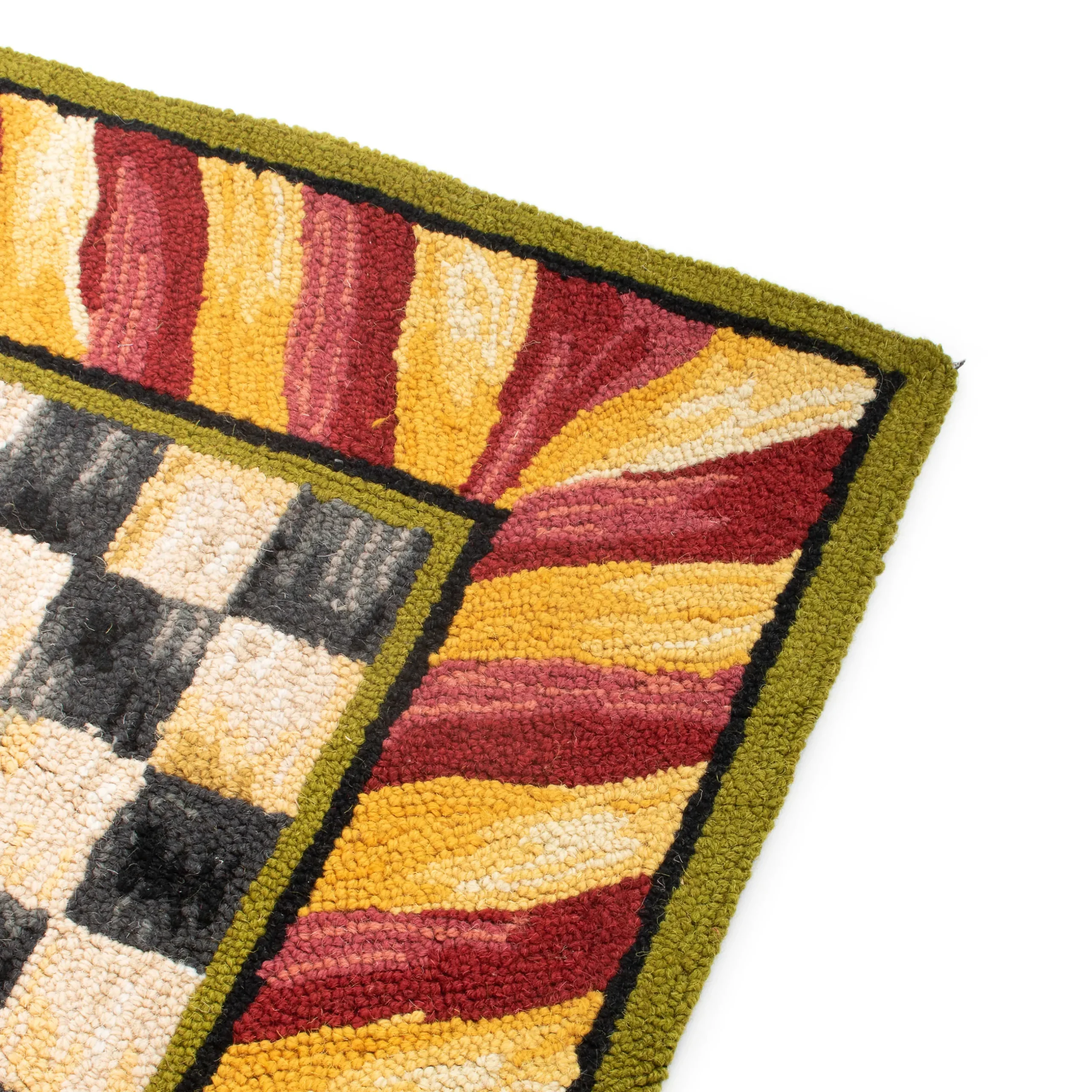 Rugs|MacKenzie-Childs Courtly Check Red Gold 2' x 3' Rug