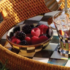Serveware|MacKenzie-Childs Courtly Check Relish Dish