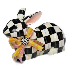 Room Accents|MacKenzie-Childs Courtly Check Resting Bunny