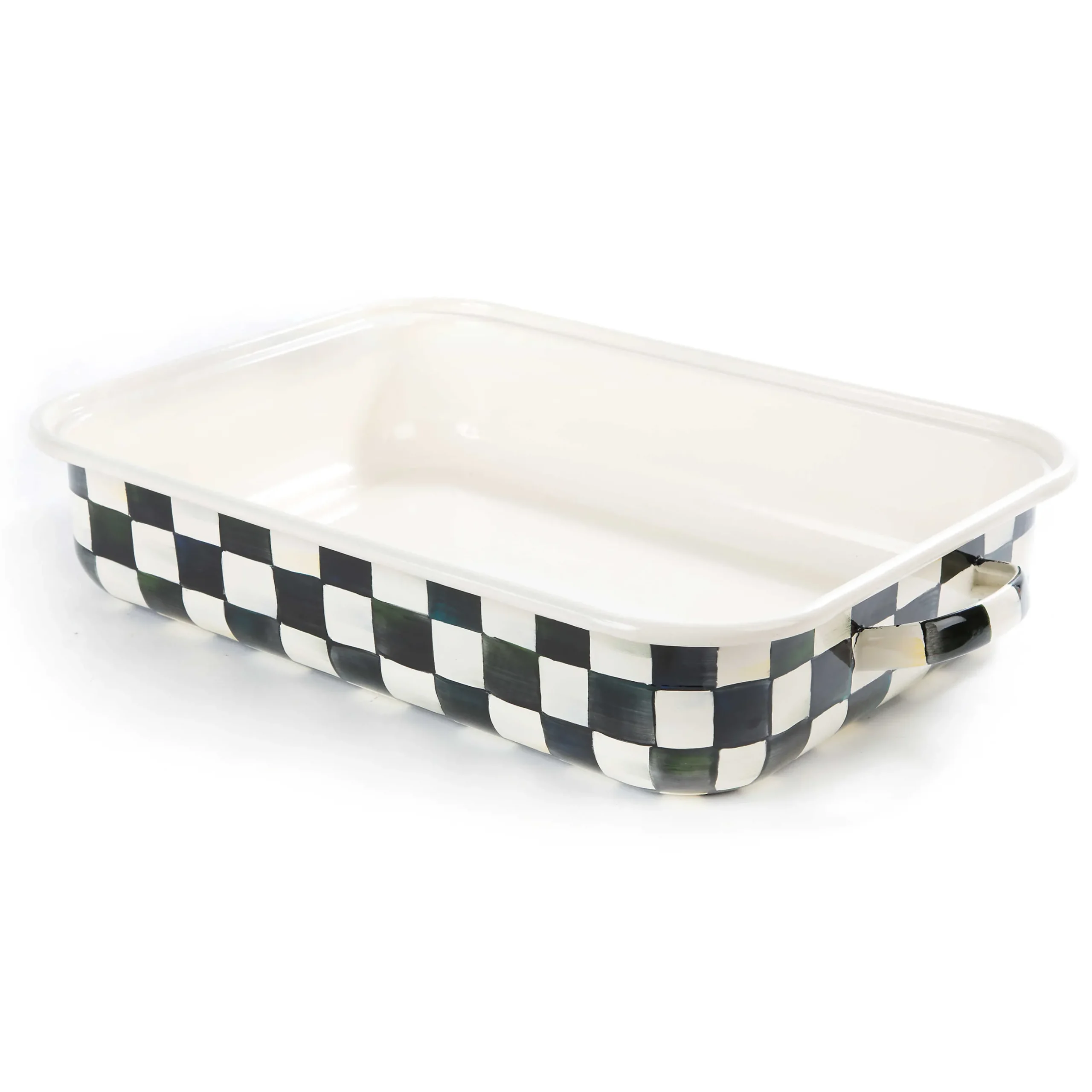 Fall Entertaining|Cookware & Bakeware|MacKenzie-Childs Courtly Check Roasting Pan with Rack