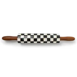 Kitchen Utensils & Tools|MacKenzie-Childs Courtly Check Rolling Pin