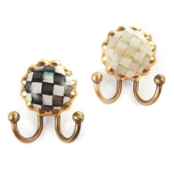 Finishing Touches|Room Accents|MacKenzie-Childs Courtly Check Round Hook