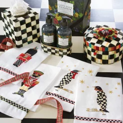 Bath & Bath Accessories|Room Accents|MacKenzie-Childs Courtly Check Round Jewelry Box