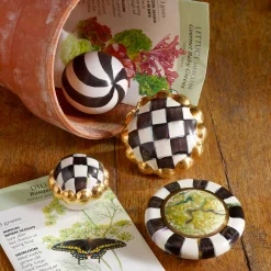 Finishing Touches|Room Accents|MacKenzie-Childs Courtly Check Round Knob