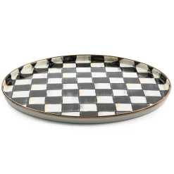 The Coffee Shop|Fall Entertaining|MacKenzie-Childs Courtly Check Round Tray