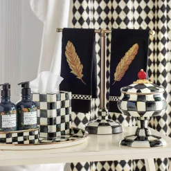 The Coffee Shop|Fall Entertaining|MacKenzie-Childs Courtly Check Round Tray