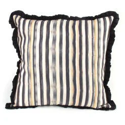 Pillows, Throws, & Cushions|MacKenzie-Childs Courtly Check Ruffled Square Throw Pillow