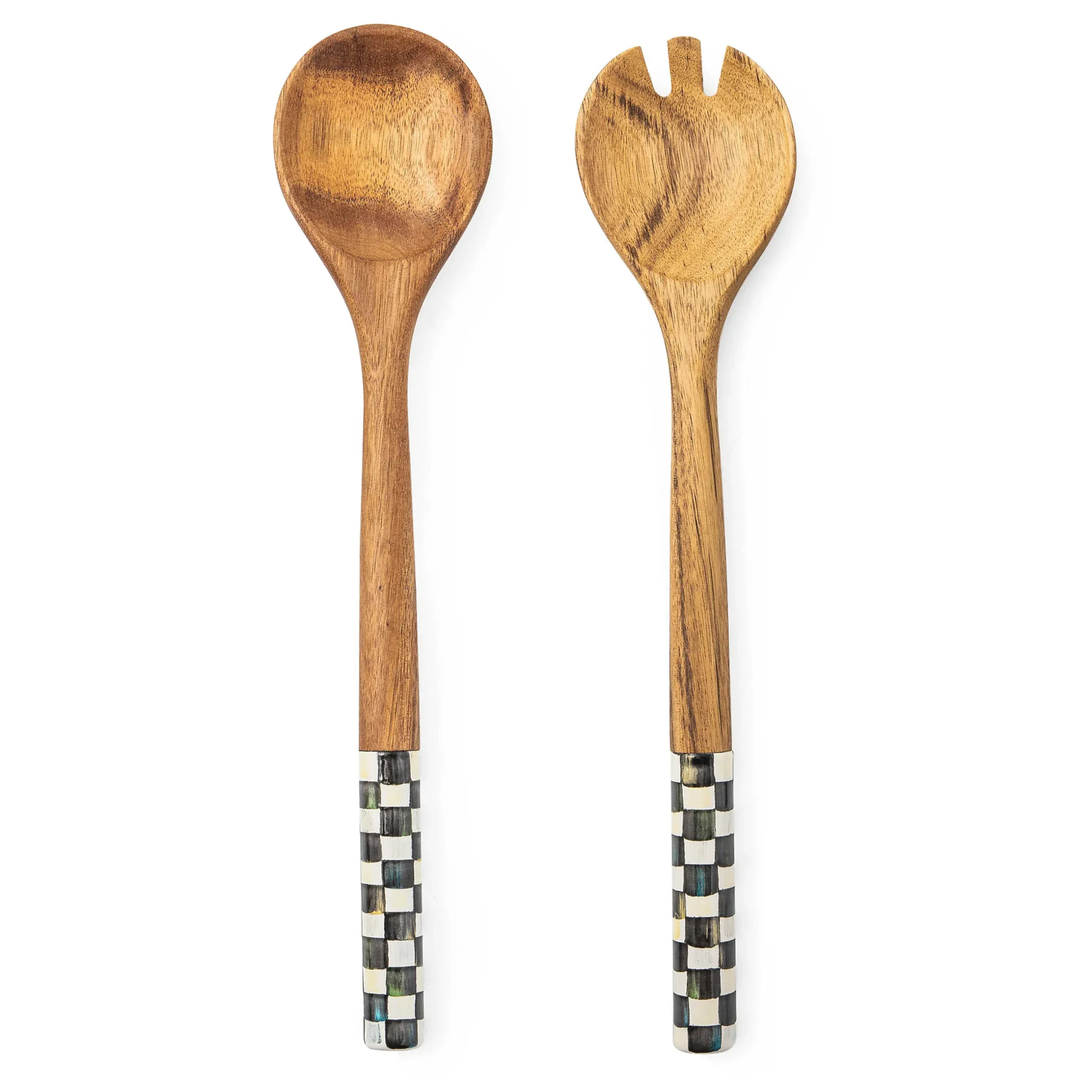Kitchen Utensils & Tools|Serveware|MacKenzie-Childs Courtly Check Salad Servers