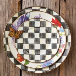 Dinnerware & Flatware|MacKenzie-Childs Courtly Check Salad/Dessert Plate